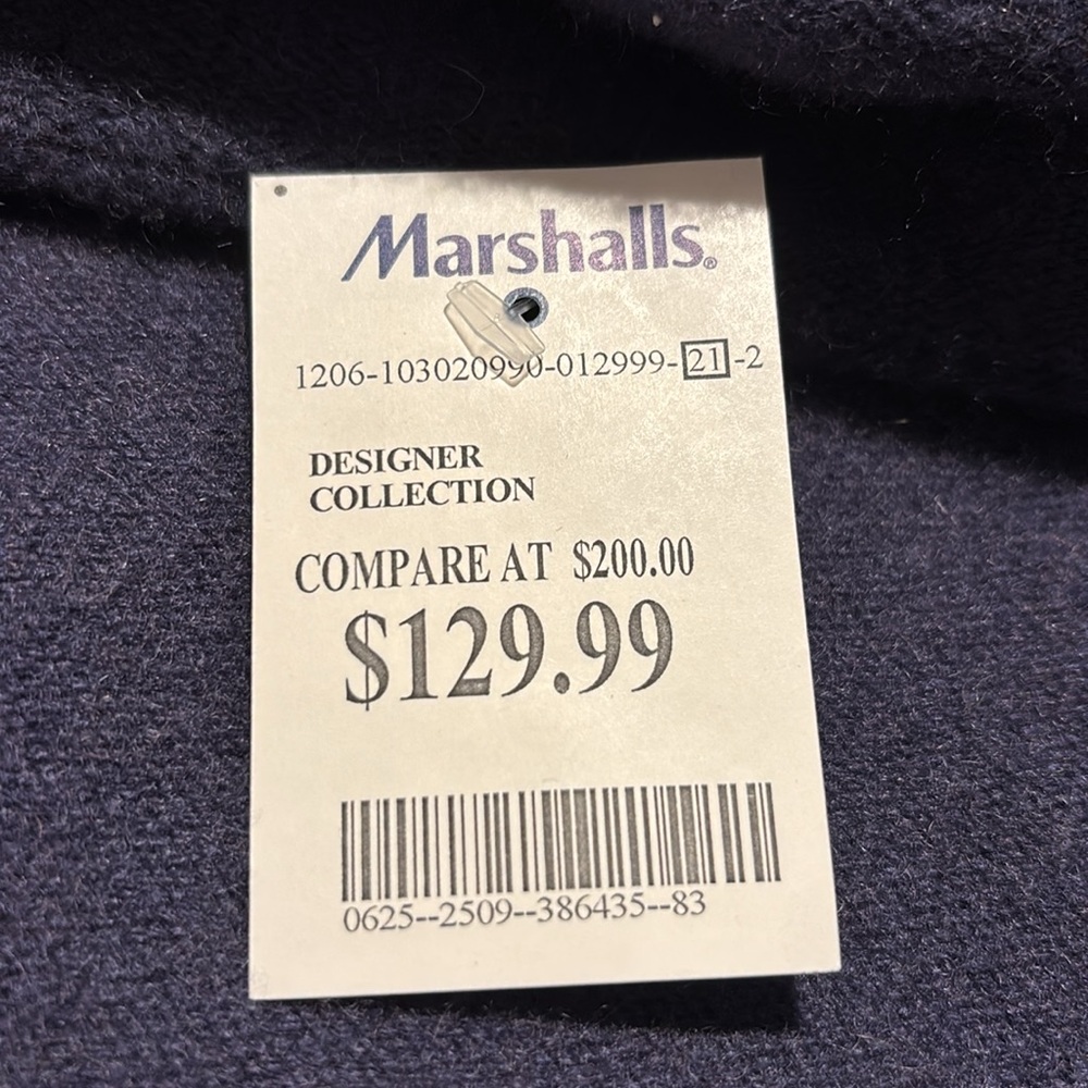 Vince purple mock 100 percent cashmere sweater. Front slighter shorter than back - Picture 4 of 4
